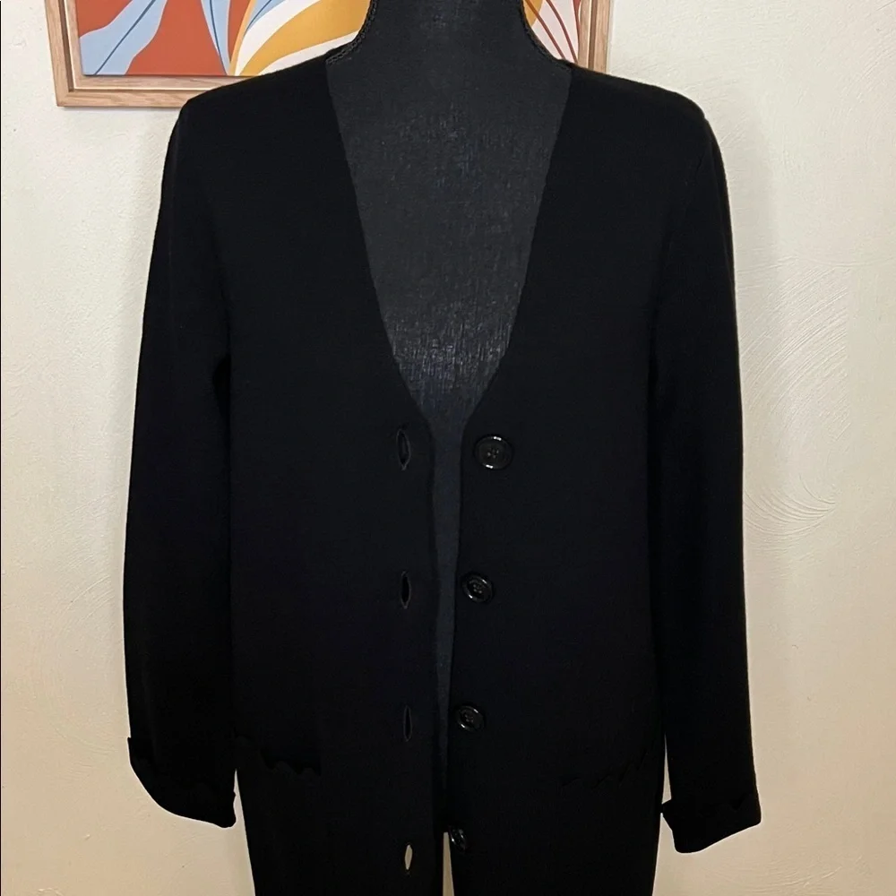 Kate Spade Scalloped Sweater Blazer Size S NEW